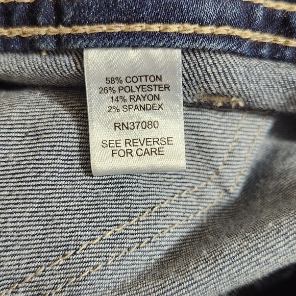 Cato Womens Skinny Crop Jeans Plus Size 22W High Rise Shape Enhancing Panel NWT - Picture 7 of 8